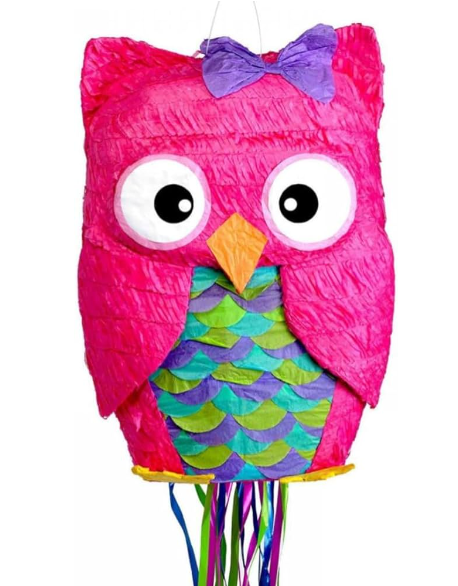 Cute OWL Pull String Pinata